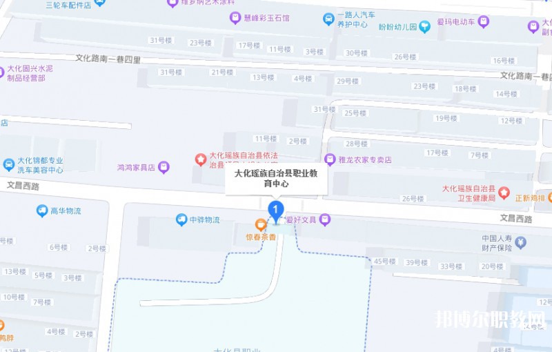大化瑤族自治縣職業(yè)技術學校地址，乘車路線