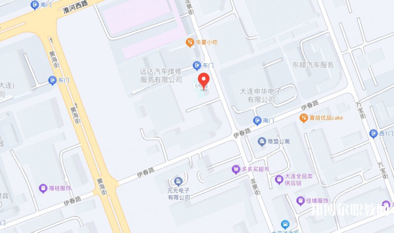 大連市蘭克藝術(shù)中等職業(yè)學(xué)校地址，乘車路線