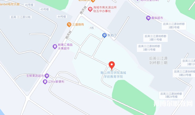 鞍山市廣播電視學(xué)校地址，乘車路線