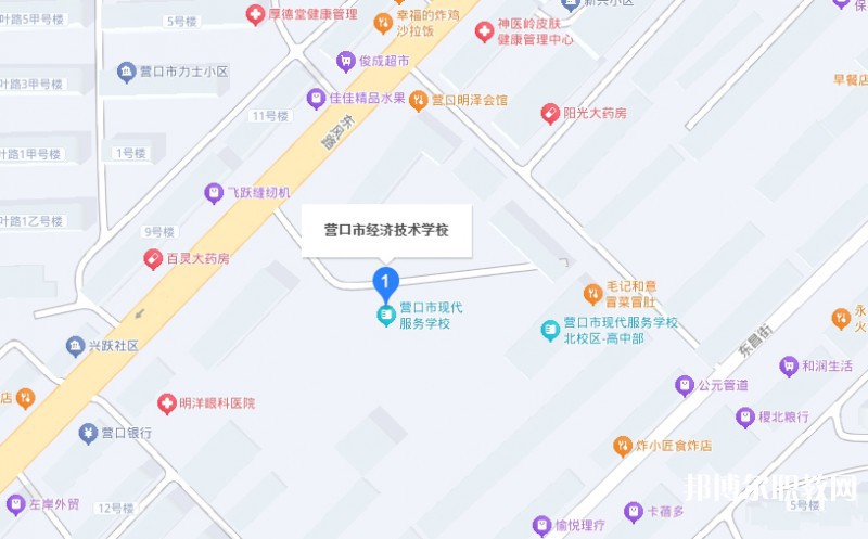 營口市經(jīng)濟技術(shù)學(xué)校地址，乘車路線