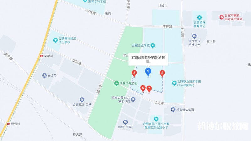 合肥技師學(xué)院地址，乘車路線