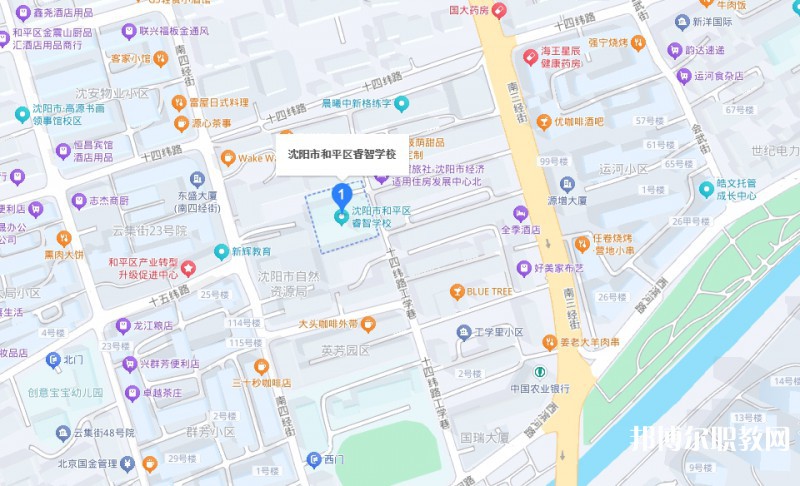 沈陽(yáng)市和平區(qū)睿智學(xué)校地址，乘車路線